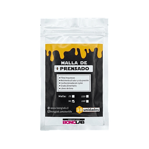 Mallas de Rosin 25/90/120/160 Micras-Bonglab