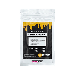 Mallas de Rosin 25/90/120/160 Micras-Bonglab