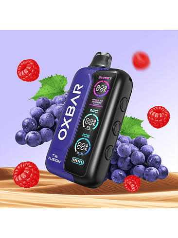 VAPORIZADOR TRIFUSION 45K GRAPE RASPBERRY-OXBAR 2