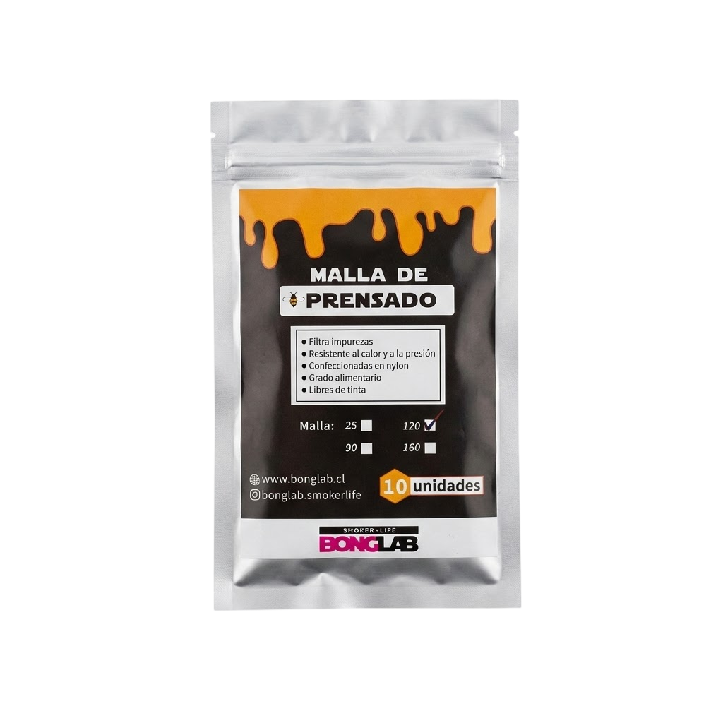 Mallas de Rosin 25/90/120/160 Micras-Bonglab 6