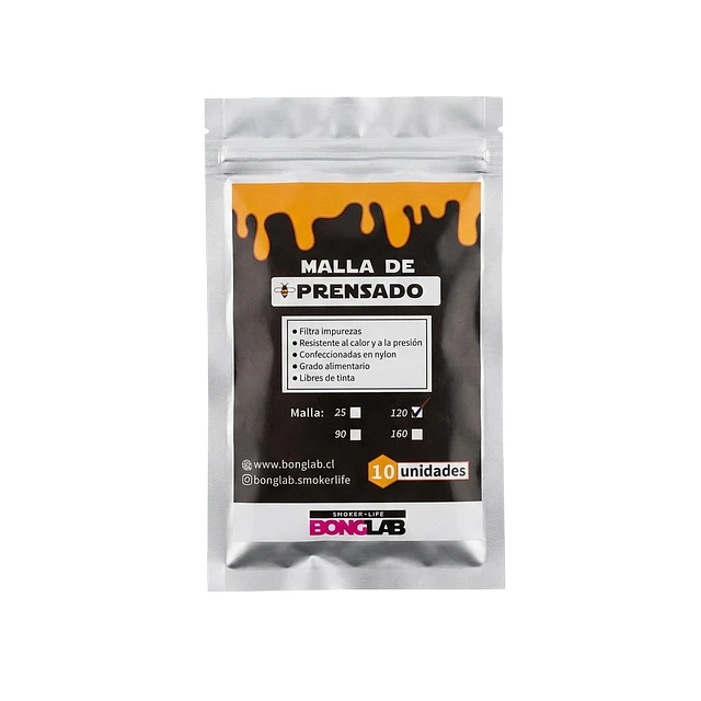 Mallas de Rosin 25/90/120/160 Micras-Bonglab