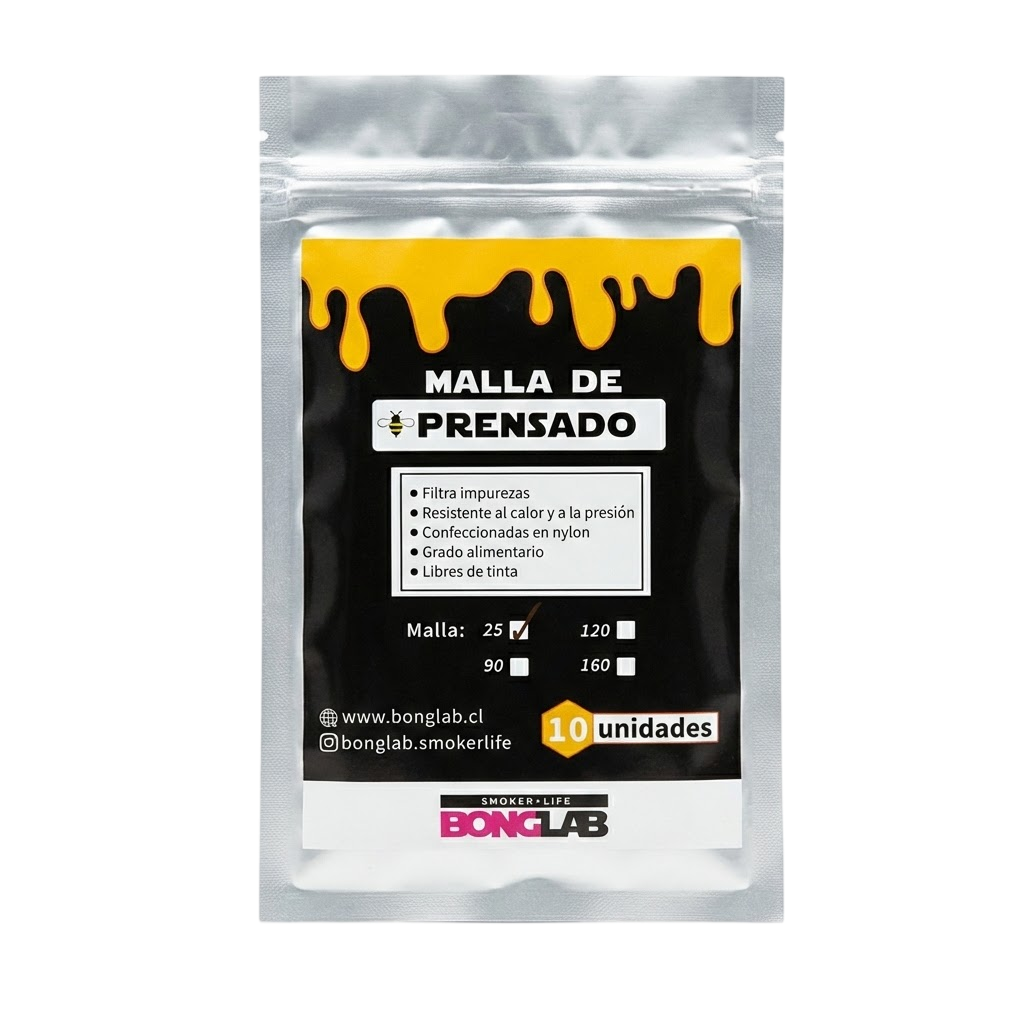 Mallas de Rosin 25/90/120/160 Micras-Bonglab 7
