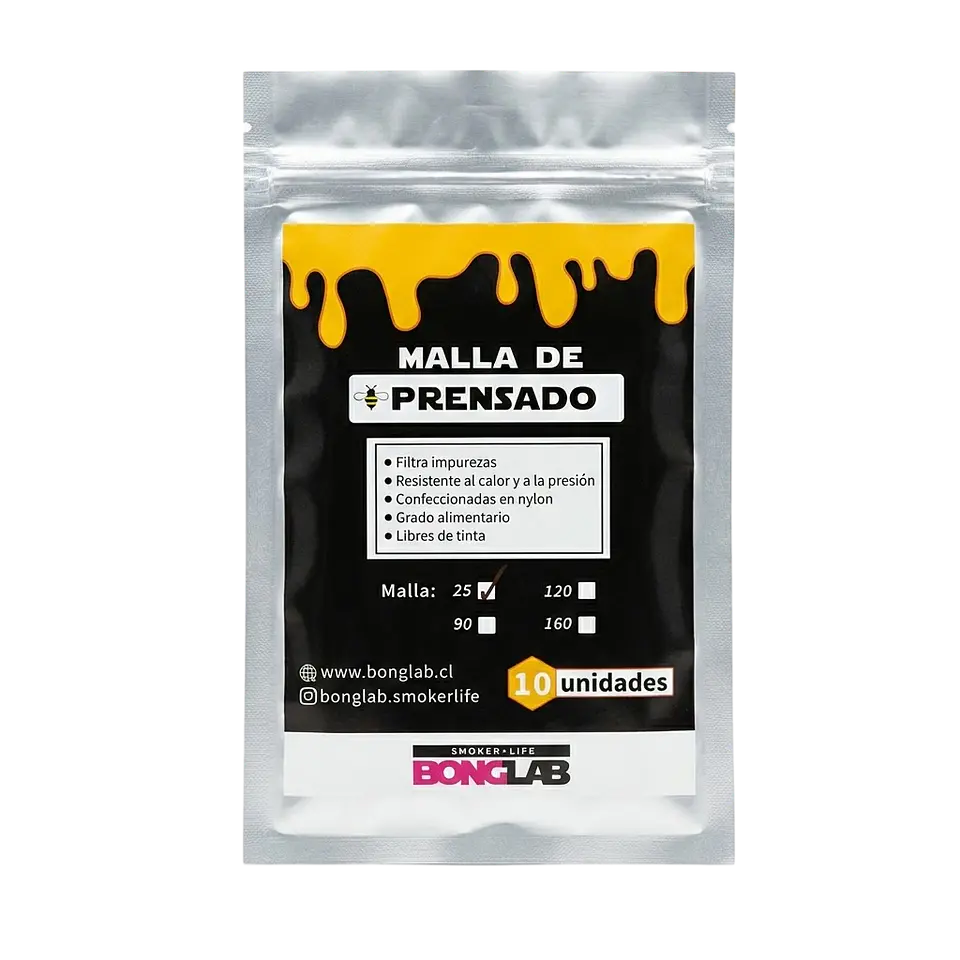 Mallas de Rosin 25/90/120/160 Micras-Bonglab 7