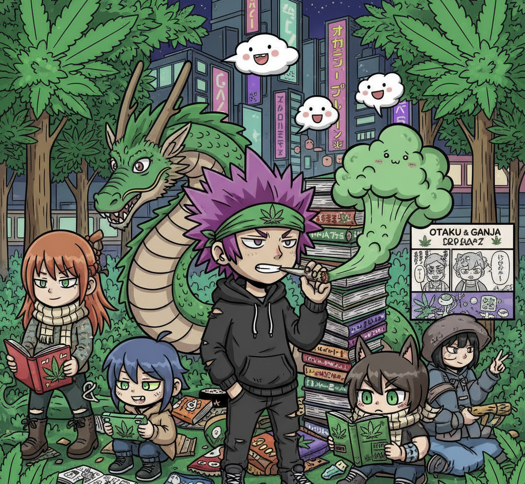 ¿Se puede ser Otaku y marihuanero? Descúbrelo y opina.  ???