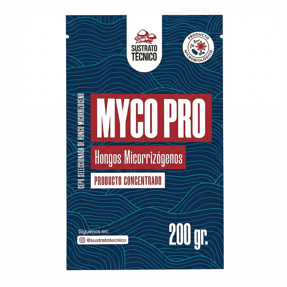 MYCO PRO (1KG/200G/50G/6G) HONGOS MICORRIZÓGENOS -SUSTRATO TECNICO  1