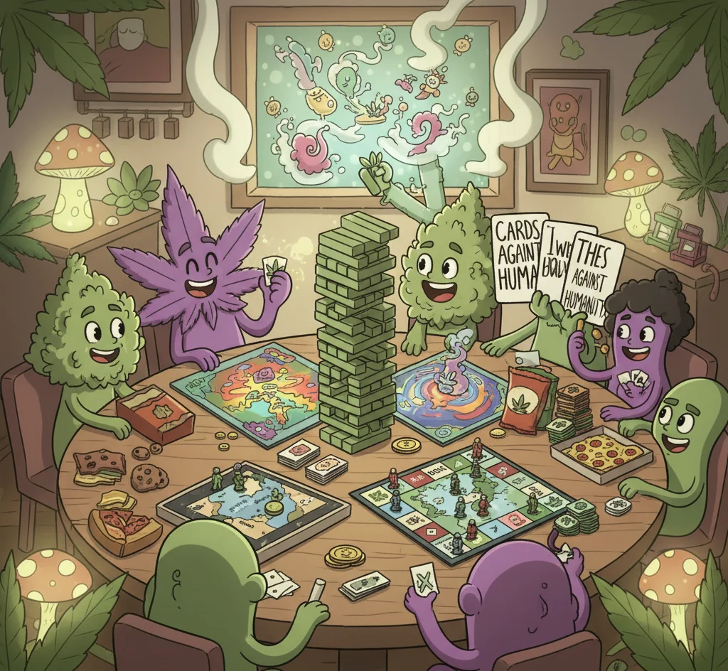 Los Mejores Juegos de Mesa para Disfrutar con Cannabis ??