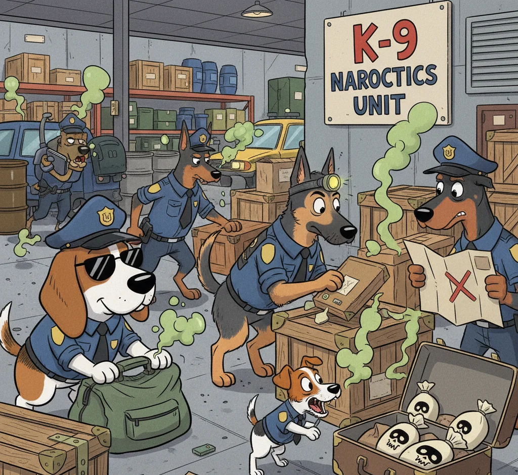 Perros Policía: Tu Guía para Evitar la Detección de Drogas en Lugares Públicos