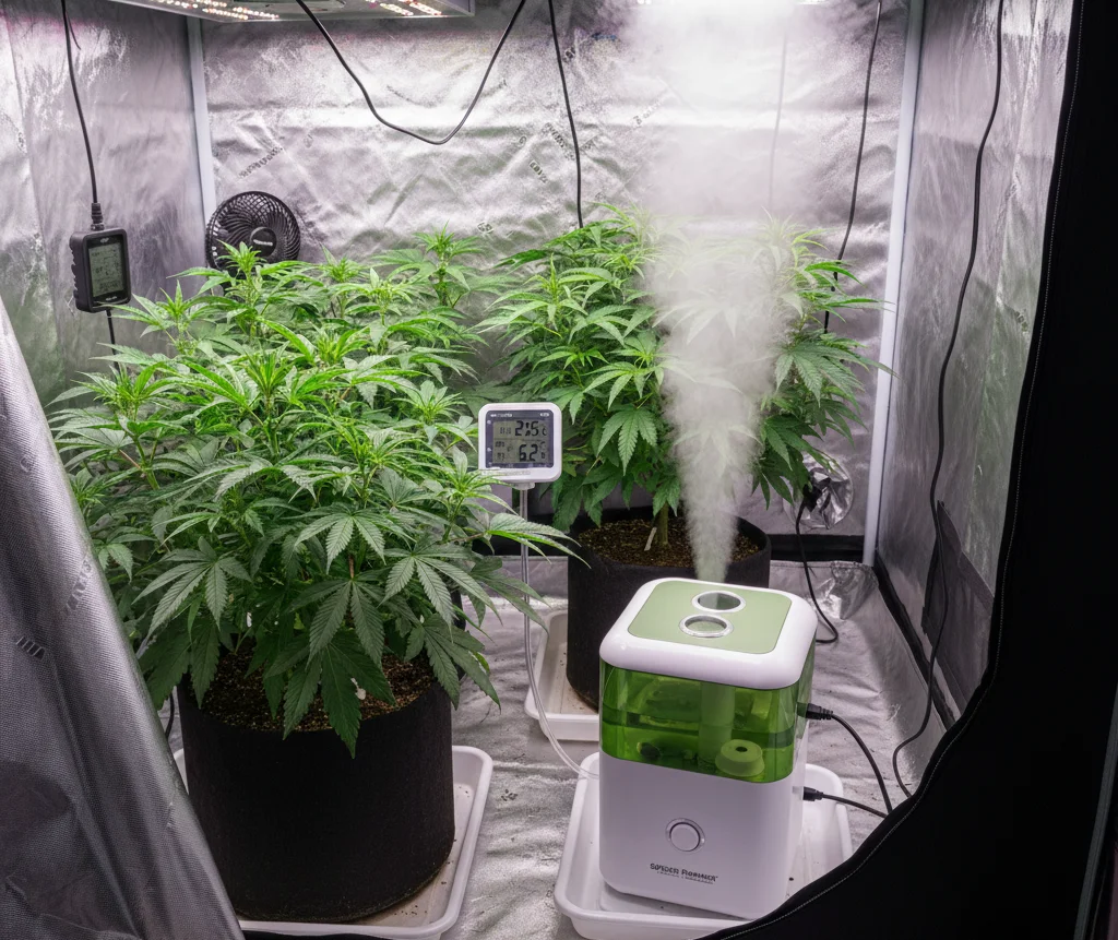 Humidificador para cultivo indoor: ¿Cómo optimizar el crecimiento de tus plantas?