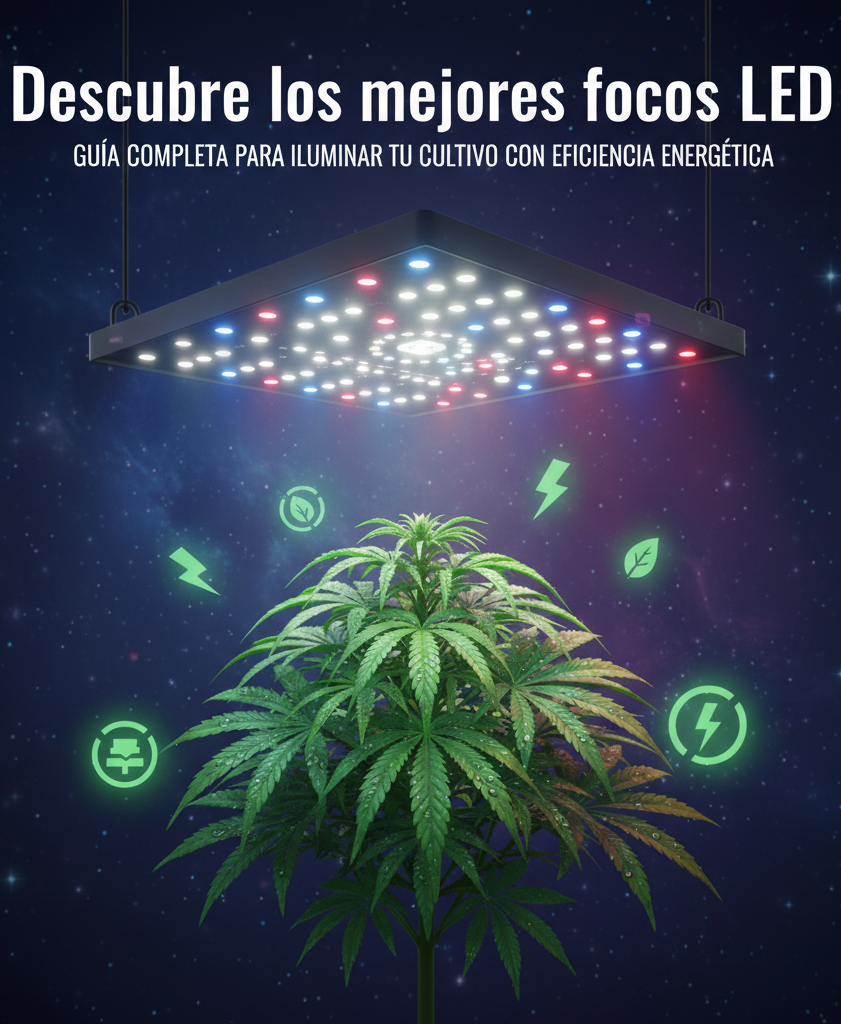 Descubre los mejores focos LED : guía completa para iluminar tu cultivo con eficiencia energética