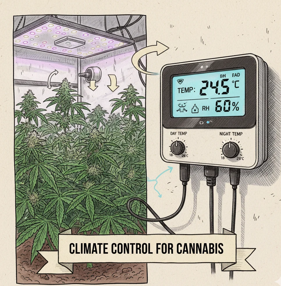 Descubre los beneficios del termostato y como puede contribuir al cultivo de cannabis