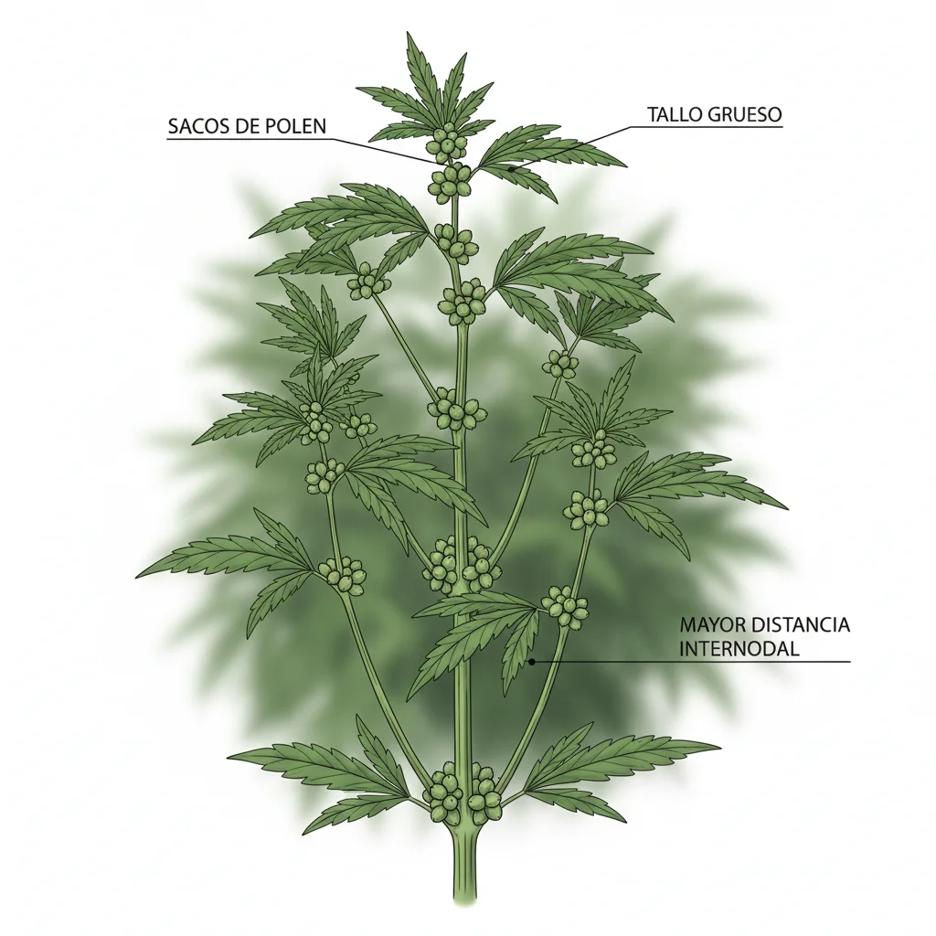 Marihuana macho: Cómo identificarla y eliminarla