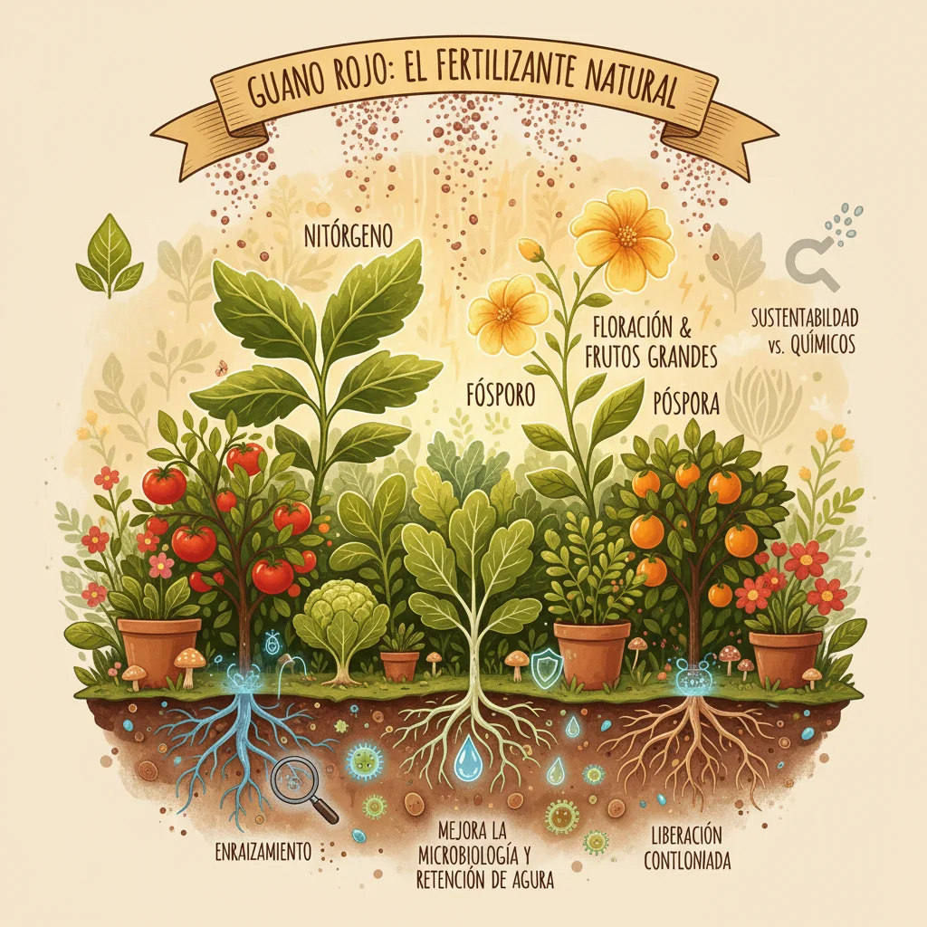 Descubre los beneficios del guano rojo: ¡el fertilizante natural más efectivo para tus cultivos!