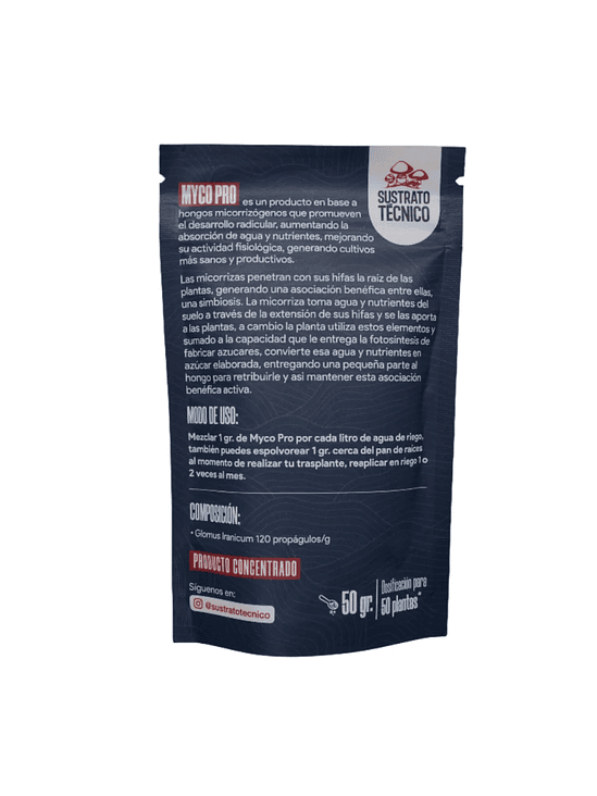 MYCO PRO (1KG/200G/50G/6G) HONGOS MICORRIZÓGENOS -SUSTRATO TECNICO  7