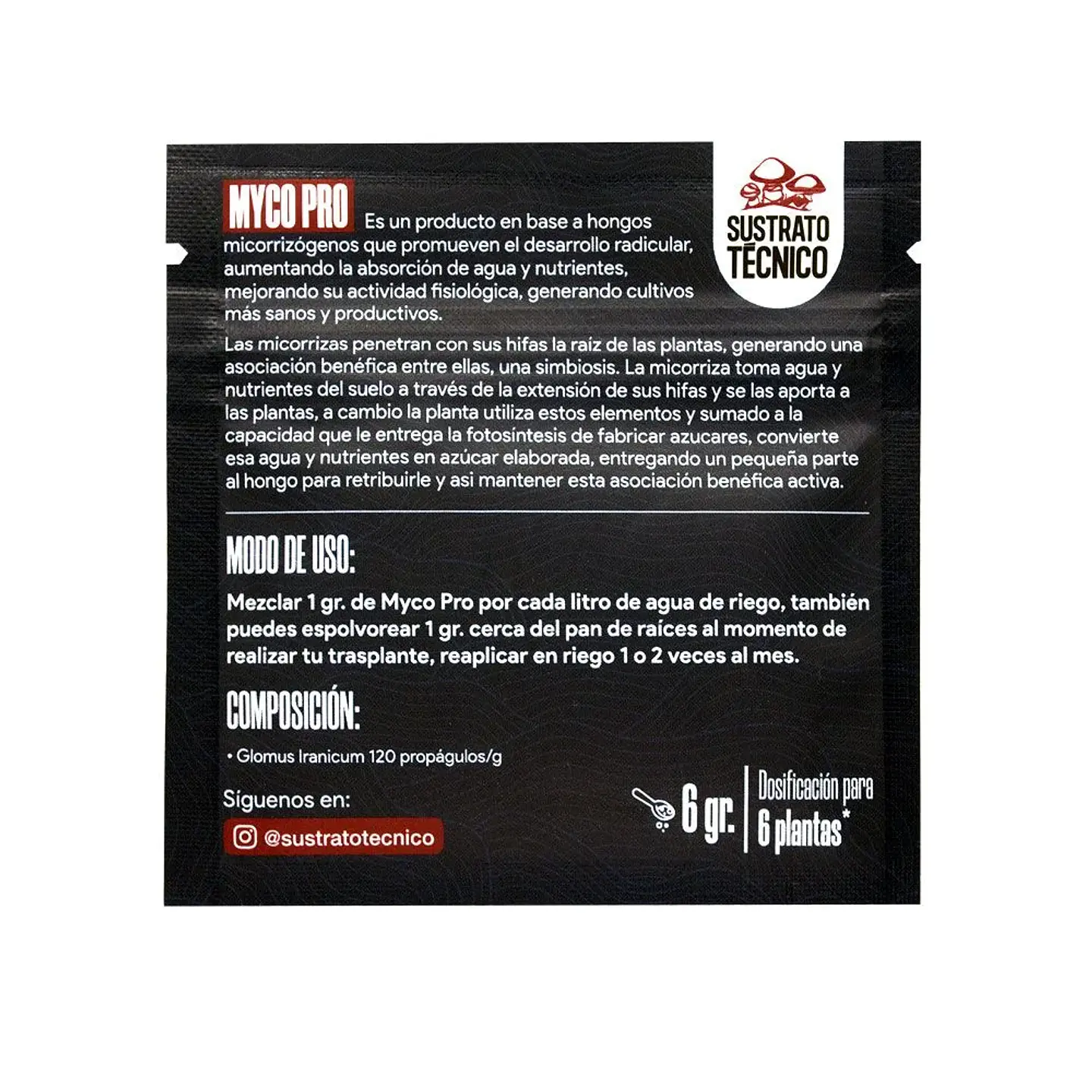 MYCO PRO (1KG/200G/50G/6G) HONGOS MICORRIZÓGENOS -SUSTRATO TECNICO  10