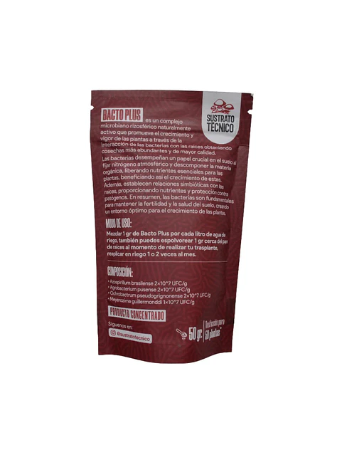 Bacto Plus (50G/6G) - Sustrato Tecnico 4