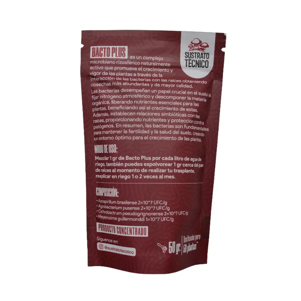 Bacto Plus (50G/6G) - Sustrato Tecnico 4