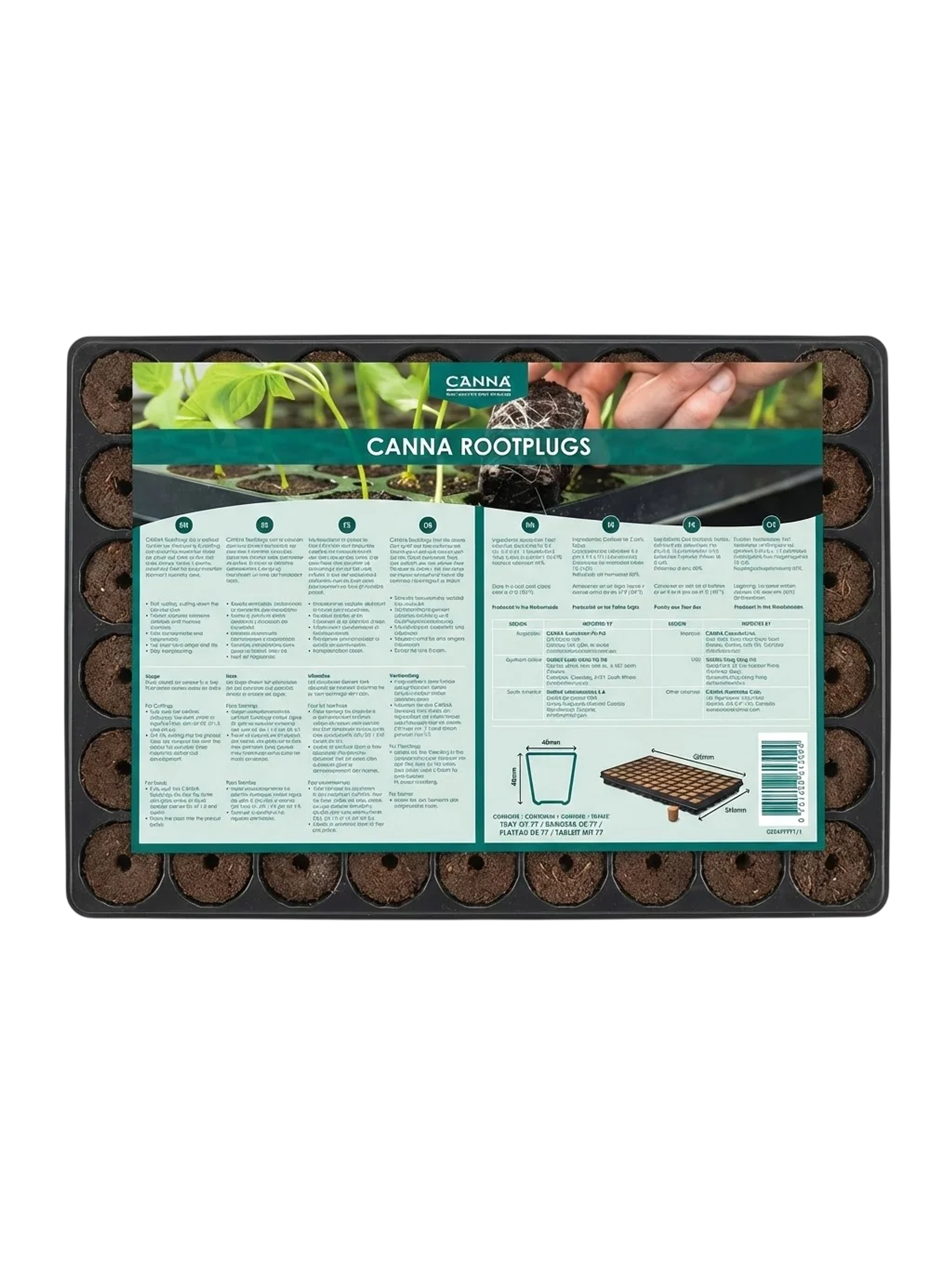 ROOT PLUG COCO/TURBA 77U - CANNA 2