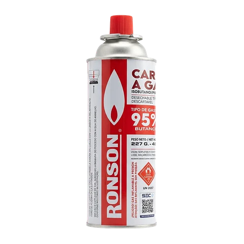 GAS BUTANO/PROPANO ALTA PUREZA 400ML - RONSON