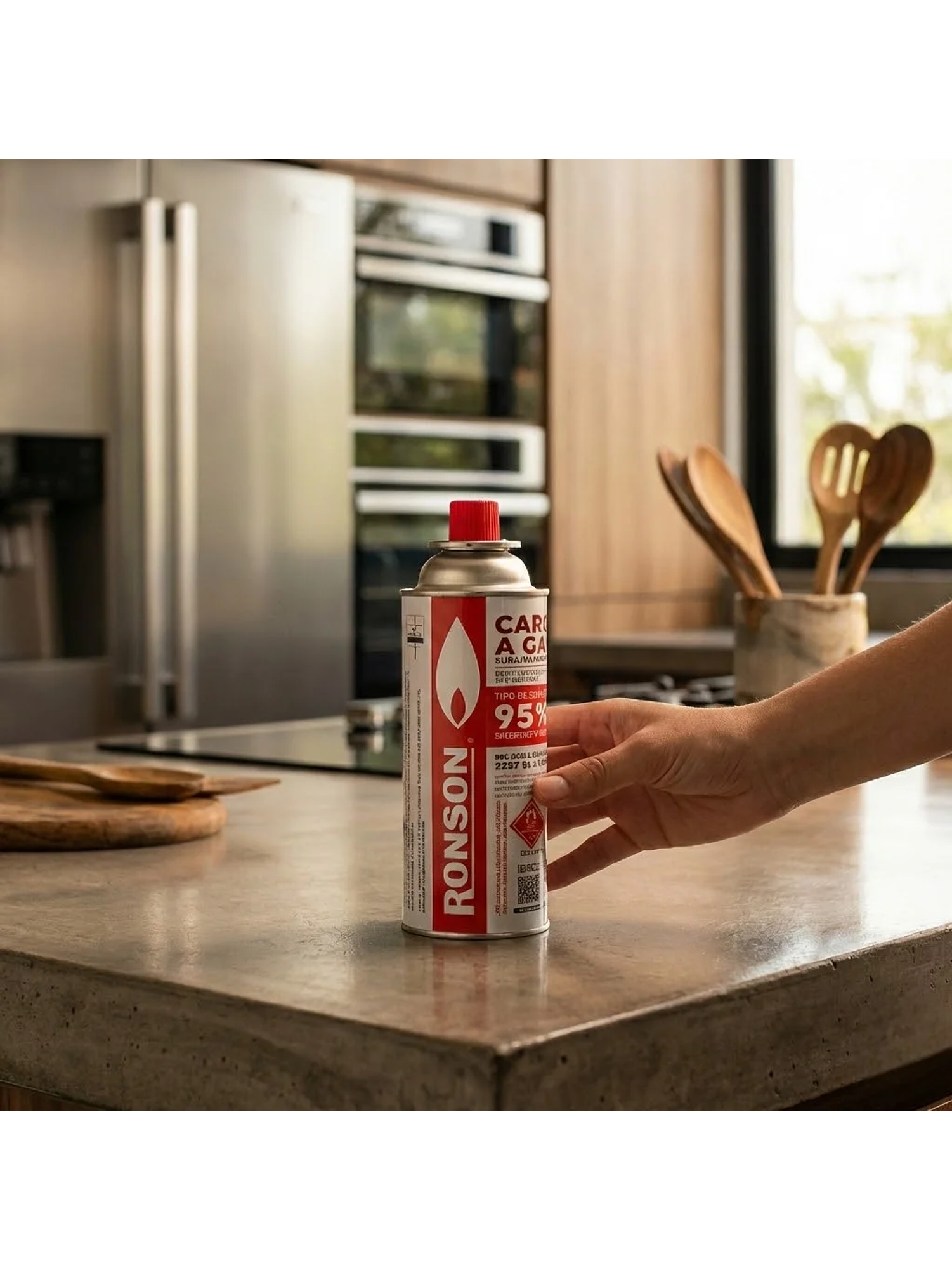 GAS BUTANO/PROPANO ALTA PUREZA 400ML - RONSON 2