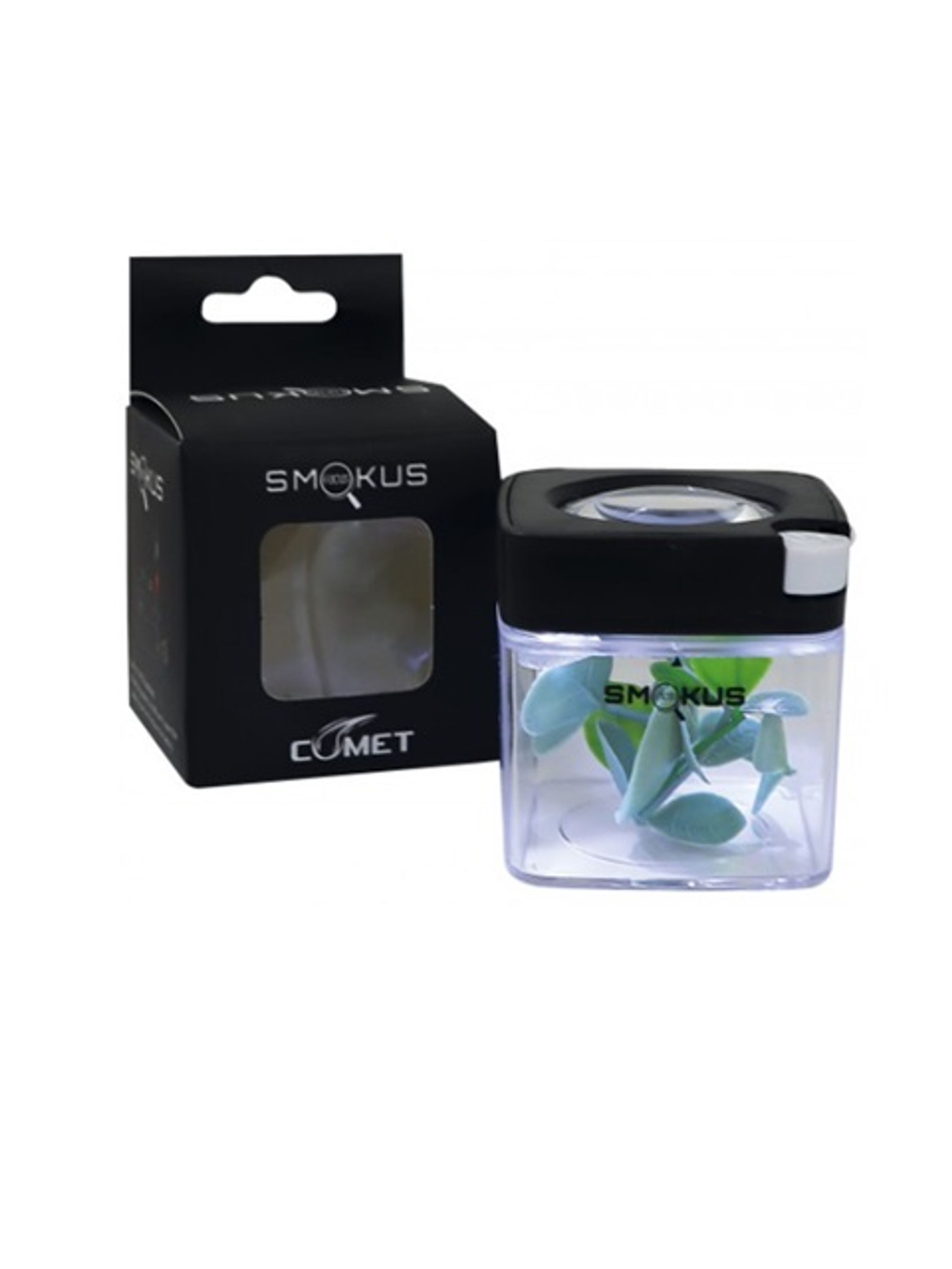 CONTENEDOR HERMETICO CON LUPA - SMOKUS FOCUS 3