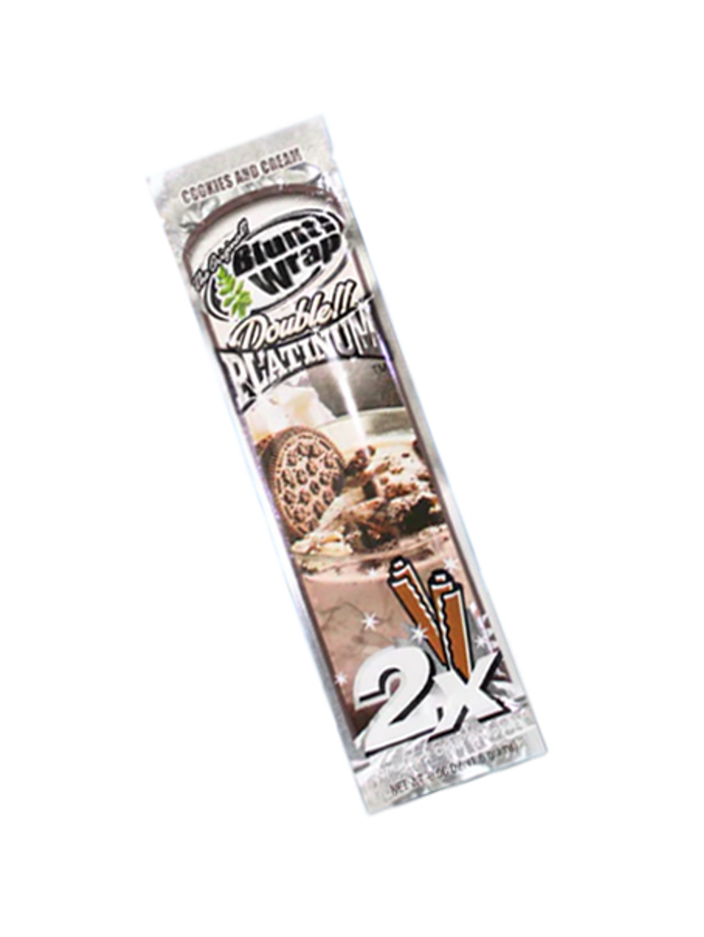 PLATINIUM X 2 SABOR COOKIES AND CREAM 25U-BLUNT WRAP 1