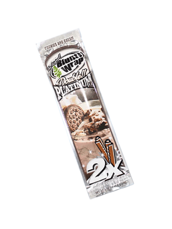 PLATINIUM X 2 SABOR COOKIES AND CREAM 25U-BLUNT WRAP 1