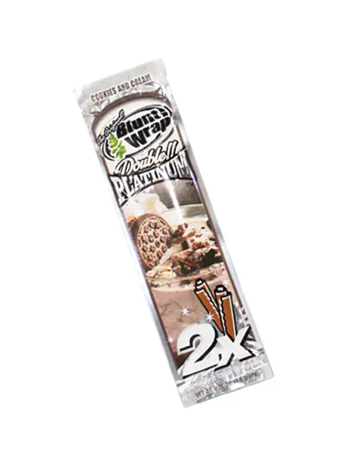 PLATINIUM X 2 SABOR COOKIES AND CREAM 25U-BLUNT WRAP 1