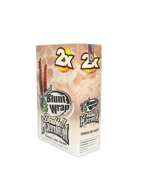 PLATINIUM X 2 SABOR COOKIES AND CREAM 25U-BLUNT WRAP 2