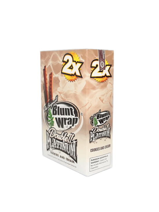 PLATINIUM X 2 SABOR COOKIES AND CREAM 25U-BLUNT WRAP 2