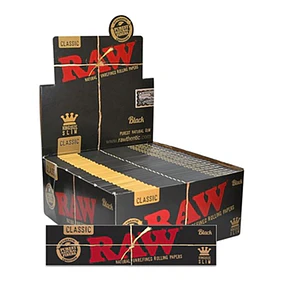PAPELILLOS BLACK KING SIZE 50U-RAW