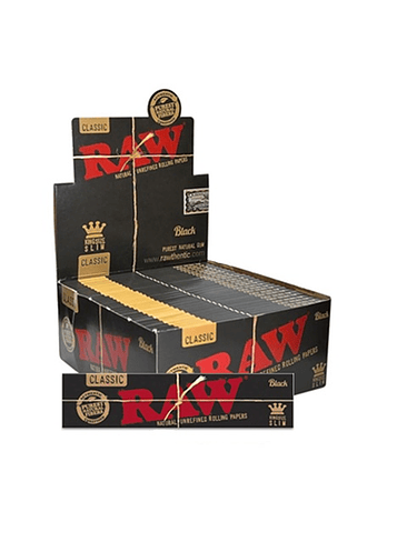 PAPELILLOS BLACK KING SIZE 50U-RAW 1