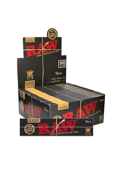PAPELILLOS BLACK KING SIZE 50U-RAW 1