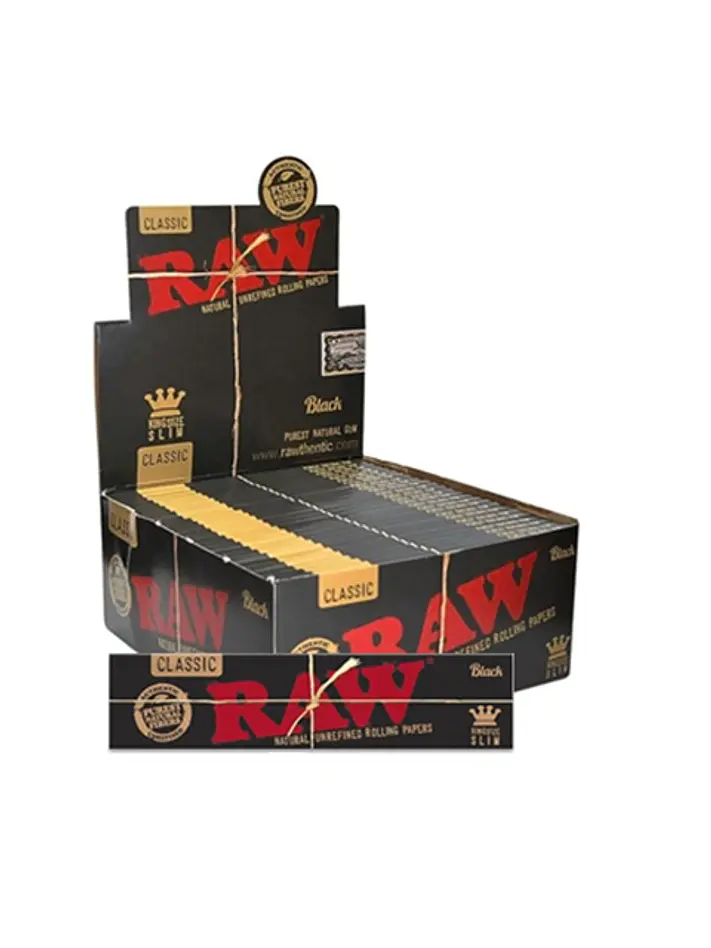 PAPELILLOS BLACK KING SIZE 50U-RAW 1