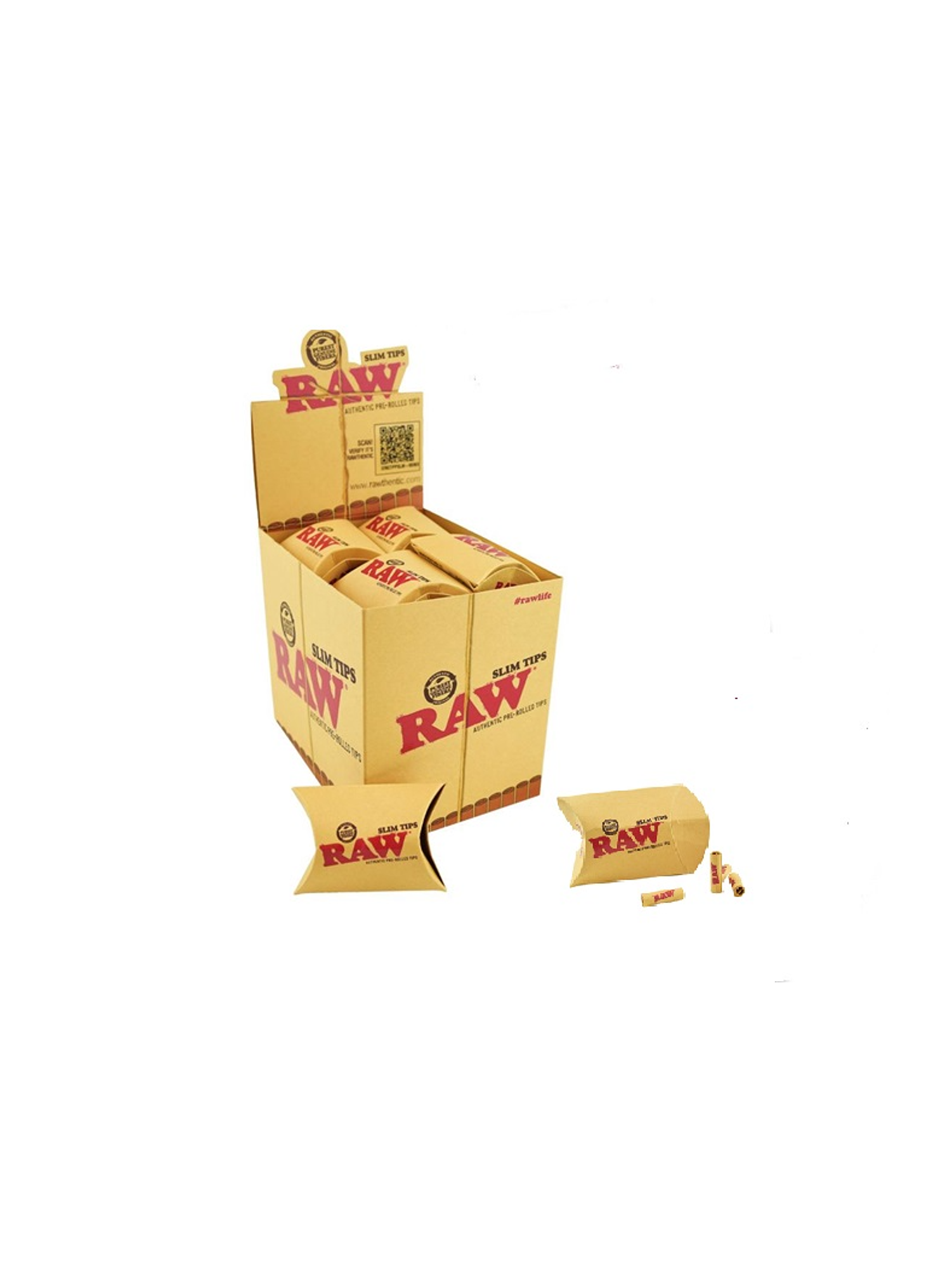 TIPS PREENROLADOS SLIM 20U-RAW  1