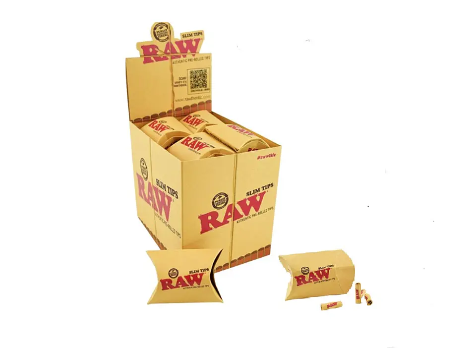 TIPS PREENROLADOS SLIM 20U-RAW  1