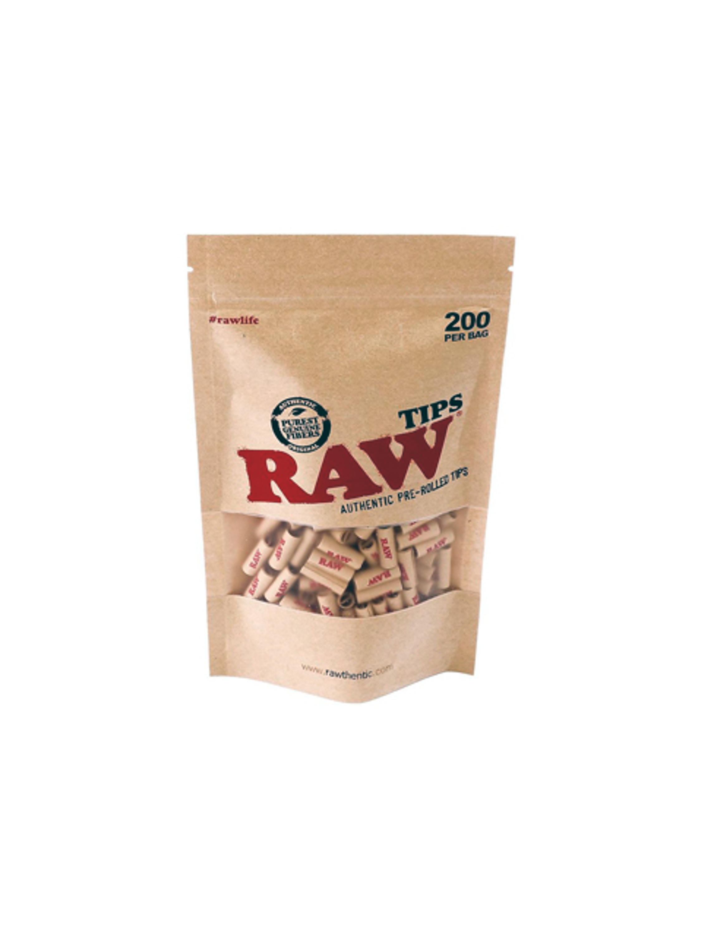 BOLSA DE 200 TIPS PREENROLADOS-RAW 1