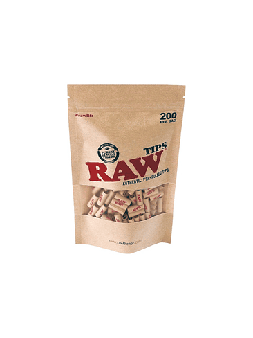 BOLSA DE 200 TIPS PREENROLADOS-RAW 1