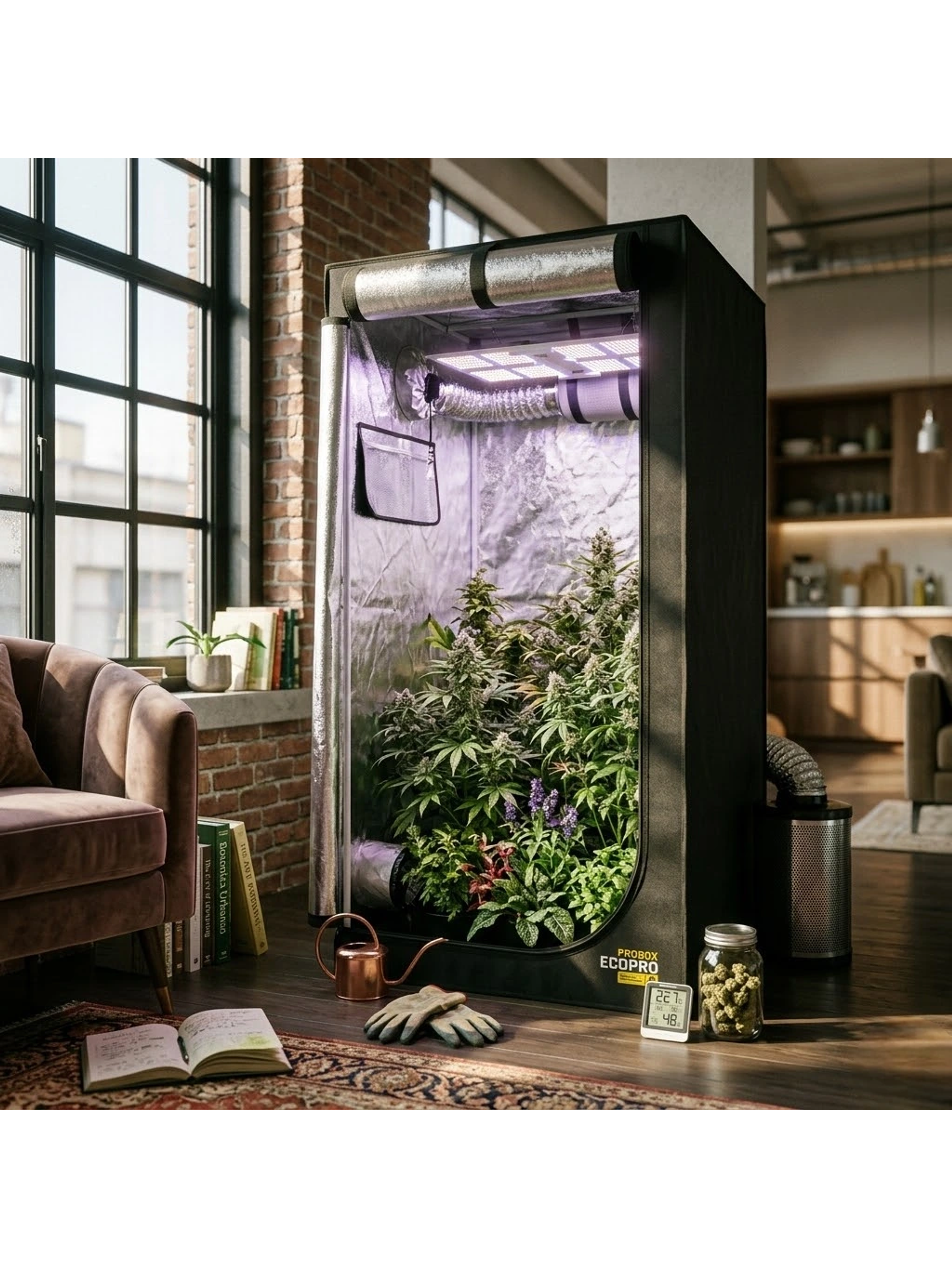 Carpa Probox Ecopro 120X120X200-Garden Highpro 2