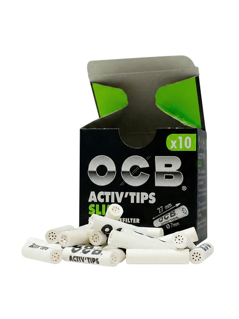 Tips Filtro Carbon Activado Premium 10U-Ocb 1