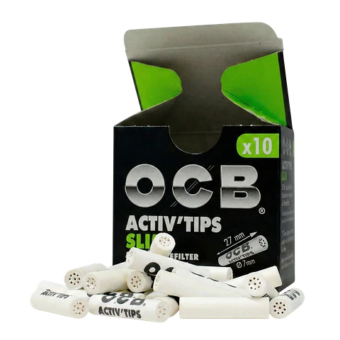 Tips Filtro Carbon Activado Premium 10U-Ocb