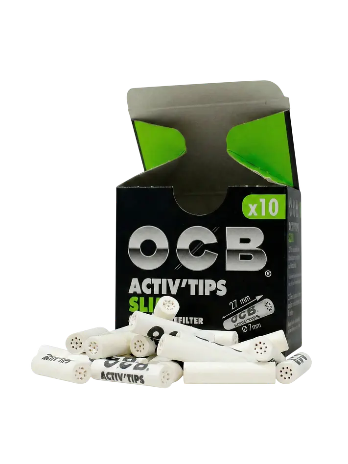 Tips Filtro Carbon Activado Premium 10U-Ocb 1