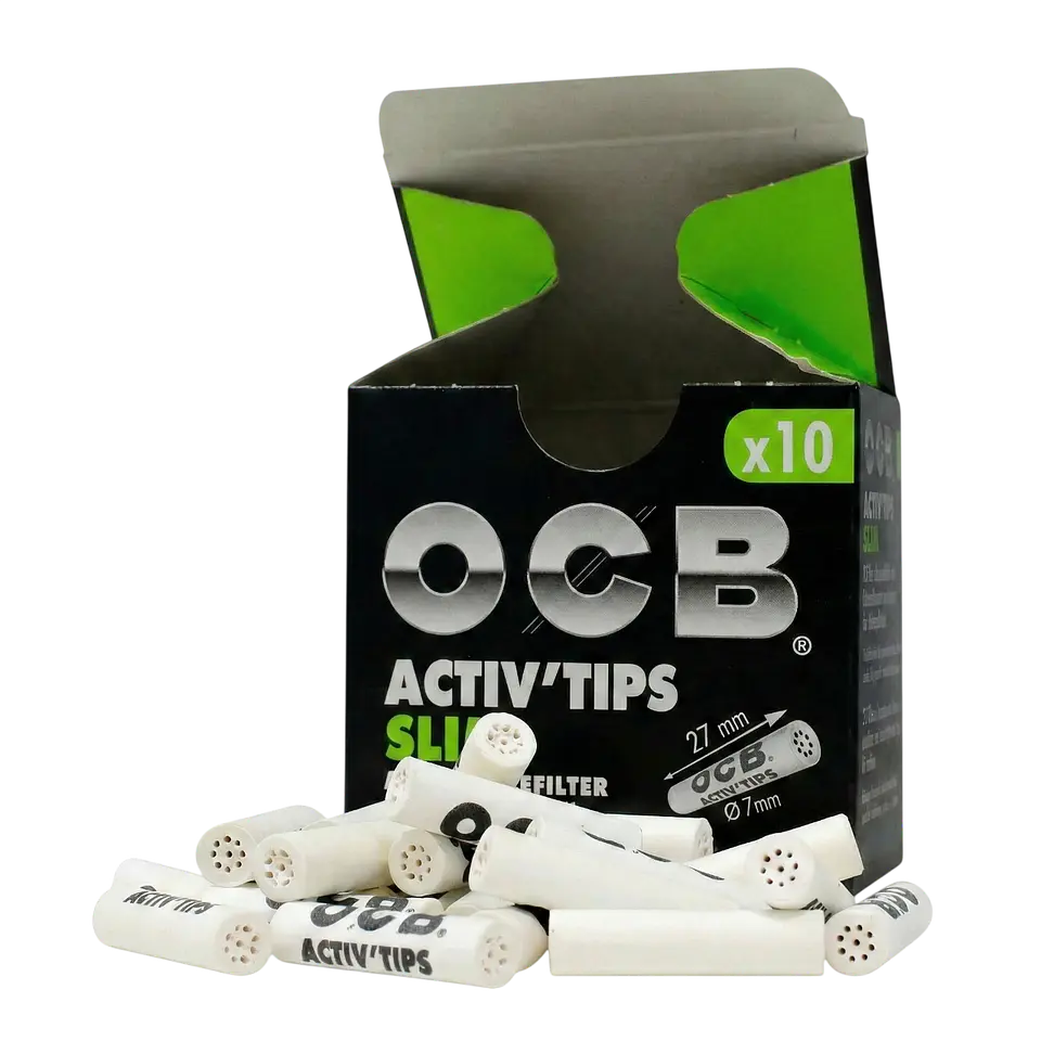 Tips Filtro Carbon Activado Premium 10U-Ocb 1