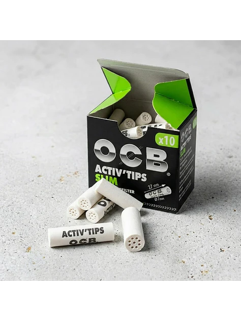 Tips Filtro Carbon Activado Premium 10U-Ocb 3