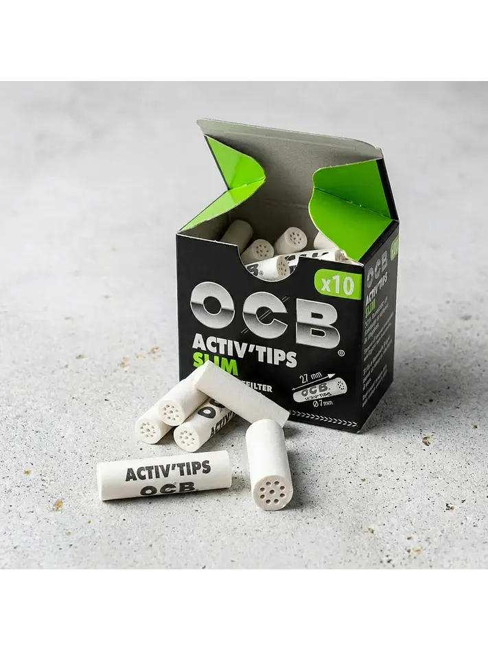 Tips Filtro Carbon Activado Premium 10U-Ocb 3