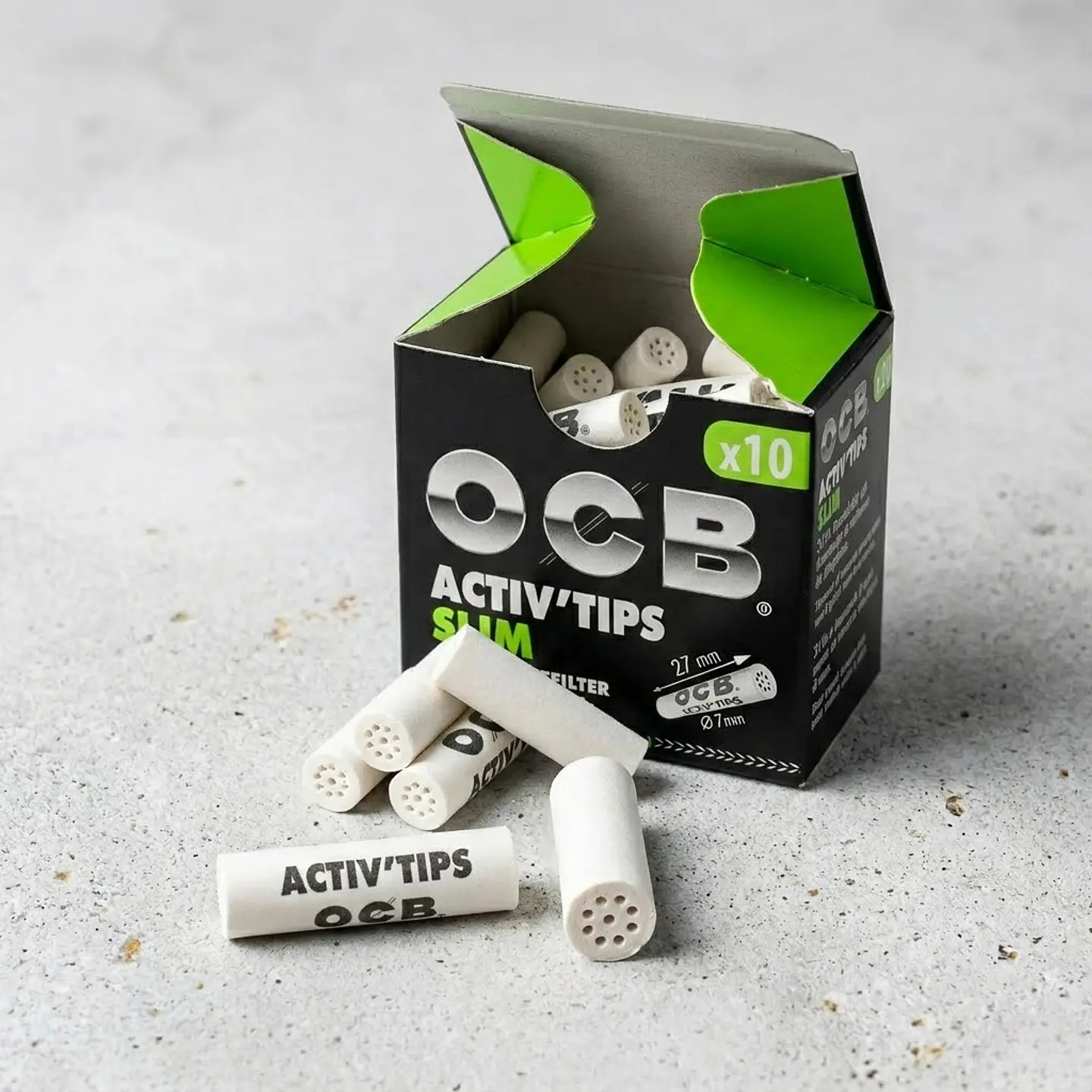 Tips Filtro Carbon Activado Premium 10U-Ocb 3