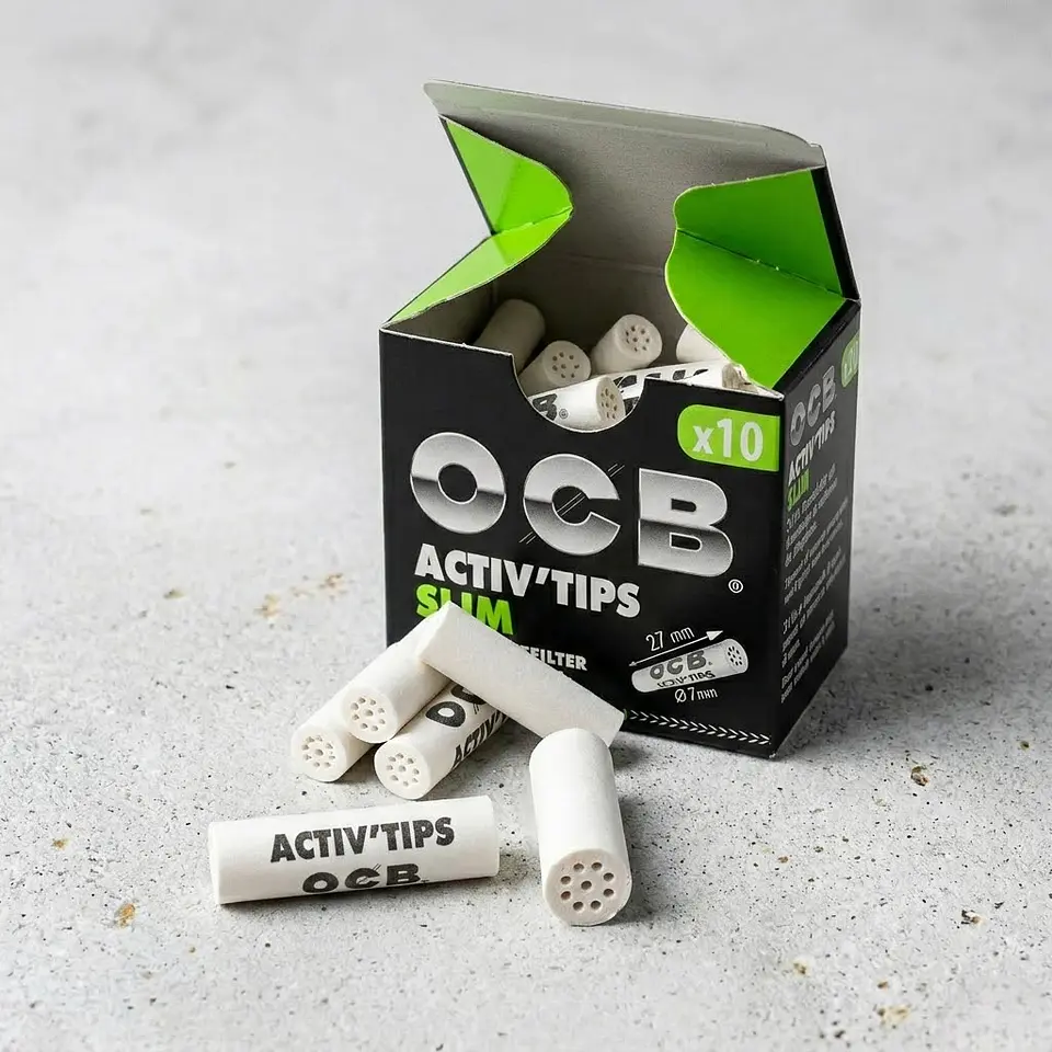 Tips Filtro Carbon Activado Premium 10U-Ocb 3