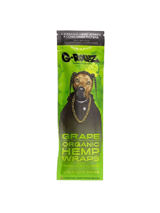 Blunt Hemp Wrap X4 Grape- G-Rollz  1