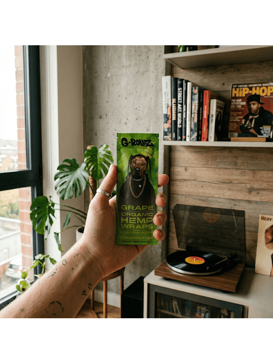 Blunt Hemp Wrap X4 Grape- G-Rollz  2