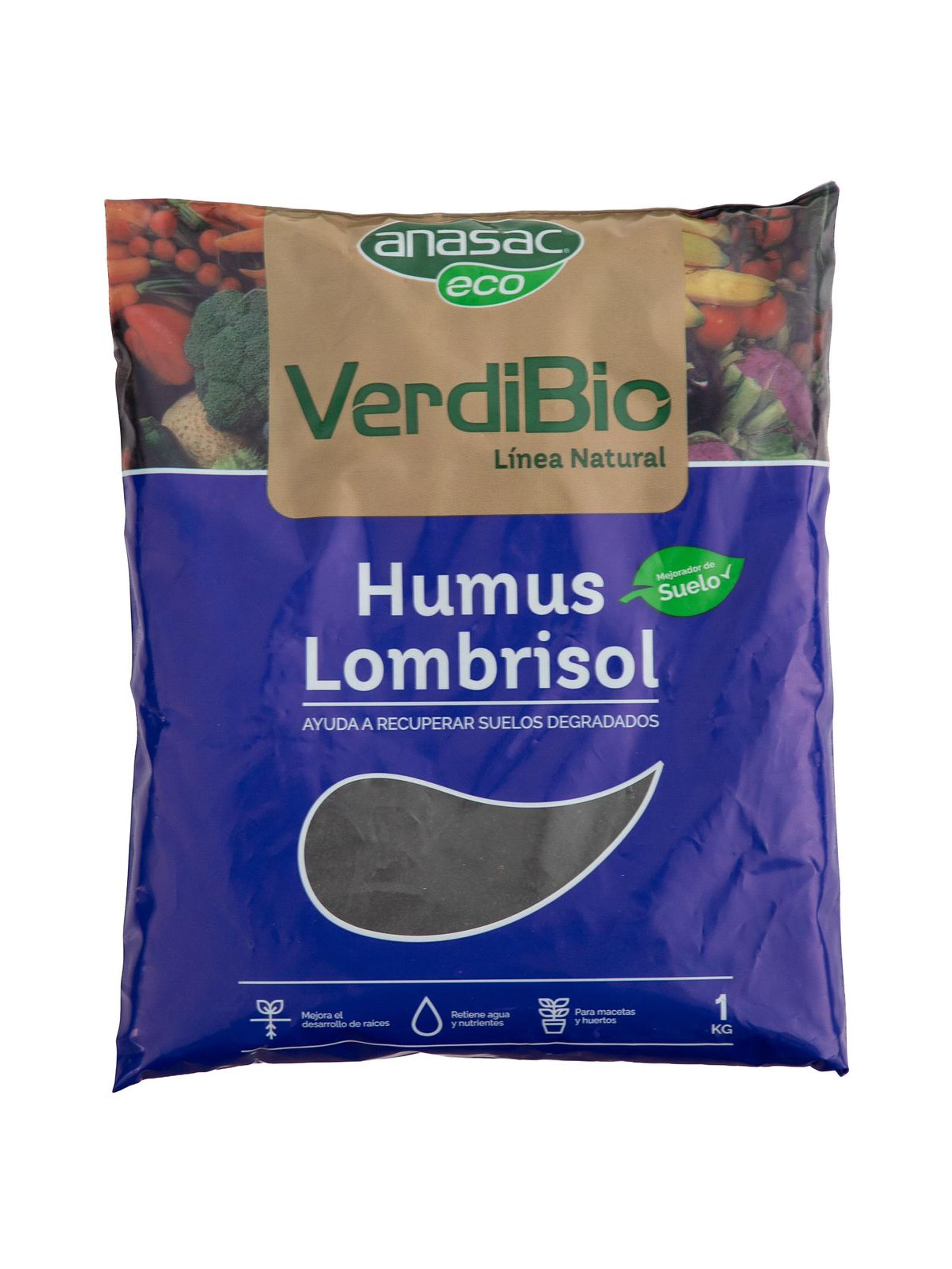 MEJORADOR SUELO HUMUS LOMBRISOL 1KG-ANASAC 1