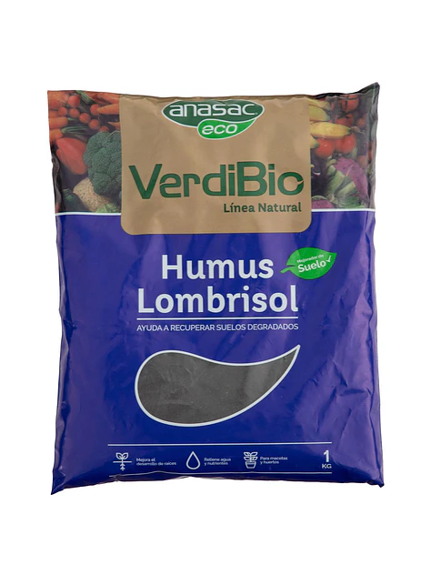 MEJORADOR SUELO HUMUS LOMBRISOL 1KG-ANASAC 1